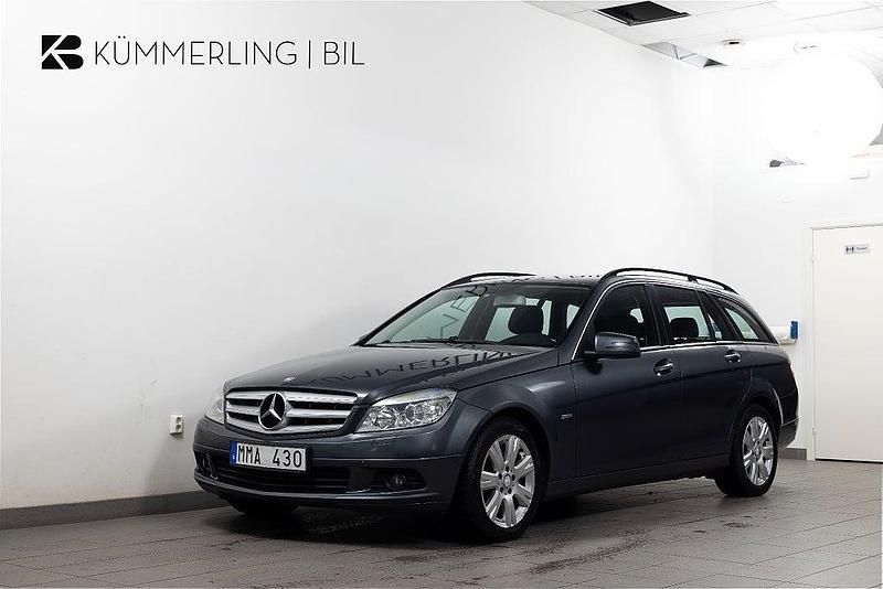Mörkgrå Begagnad 2010 Mercedes C180 Kombi | 49 900 kr (Dyr) - Bild 1/4