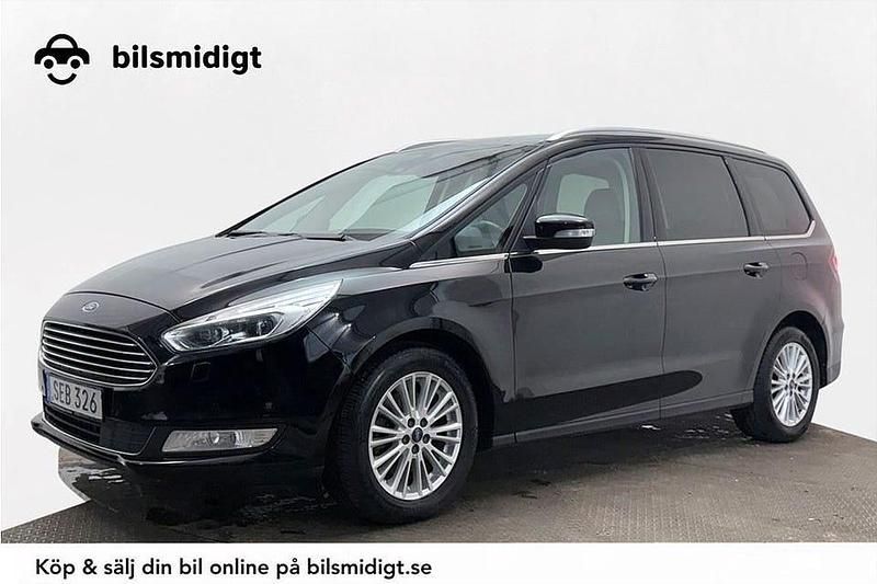 Svart Begagnad 2017 Ford Galaxy Business Edition Minibuss | 154 900 kr (Marknadspris) - Bild 1/3