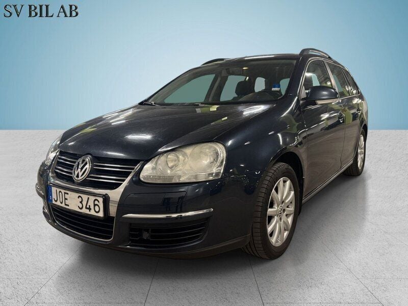 Mörkblå (blå) Begagnad 2009 VW Golf VI Kombi | 43 000 kr (Marknadspris) - Bild 1/4