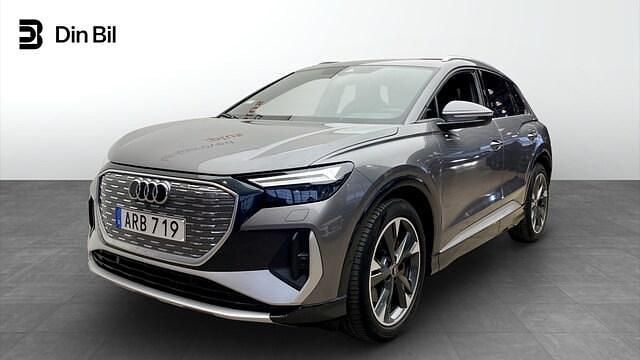 Grå Begagnad 2022 Audi Q4 e-tron S-Line SUV | 379 000 kr (Lite dyr) - Bild 1/4