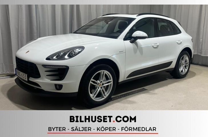 Vit Begagnad 2015 Porsche Macan S SUV | 259 000 kr (Marknadspris) - Bild 1/4
