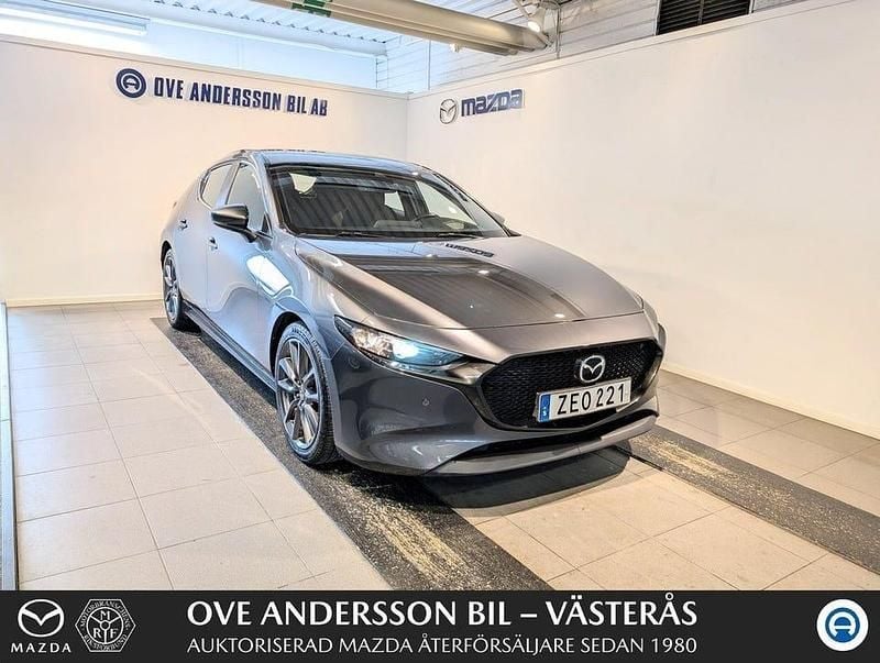 Begagnad Mazda 3 Sky 122 HK (89 kW) 2019 Grå Halvkombi