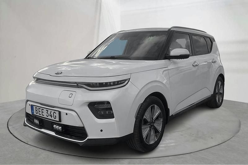 Vit Begagnad 2020 Kia Soul EV SUV | 149 000 kr - Bild 1/4