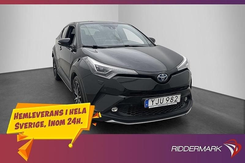 Svart Begagnad 2017 Toyota C-HR SUV | 189 800 kr (Marknadspris) - Bild 1/3