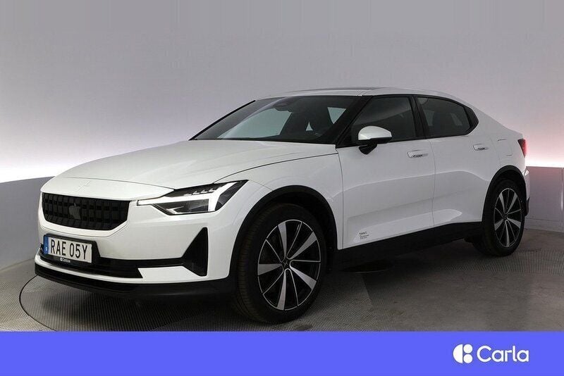 Vit Begagnad 2021 Polestar 2 Plus Sedan | 308 900 kr (Marknadspris) - Bild 1/4