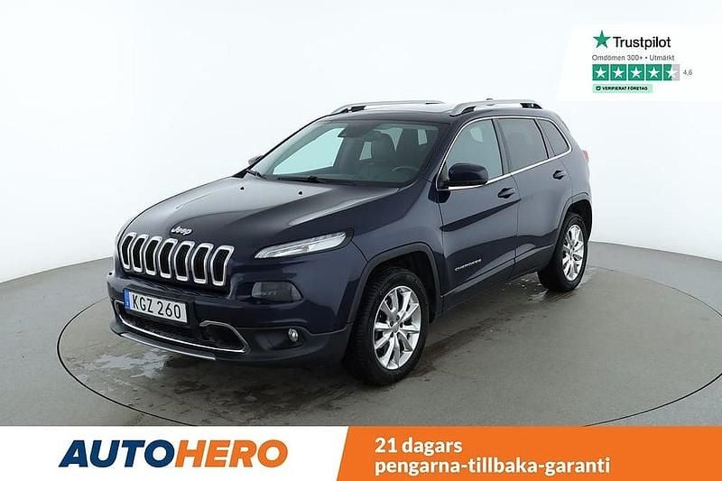 Blå Begagnad 2014 Jeep Cherokee Limited SUV | 139 000 kr (Marknadspris) - Bild 1/4