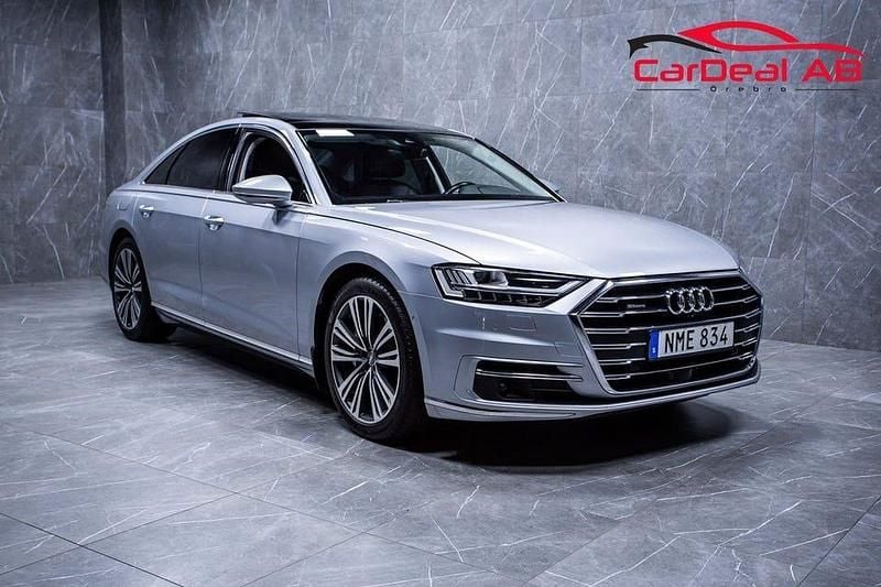 Silver Begagnad 2018 Audi A8 Sedan | 459 800 kr - Bild 1/4