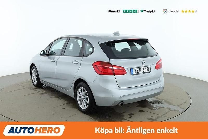 Begagnad BMW 218 Advantage 136 HK (100 kW) 2018 Silver Kombi