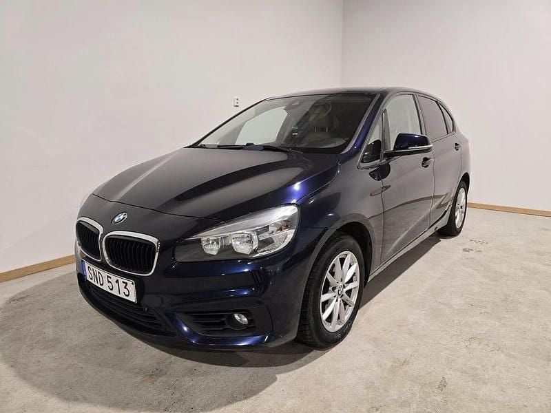 Begagnad BMW 218 Active Tourer Advantage 136 HK (100 kW) 2015 Blå Minibuss