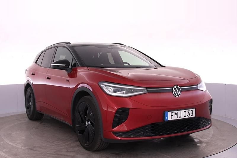 Mörkröd Begagnad 2024 VW ID.4 GTX SUV | 549 000 kr - Bild 1/4