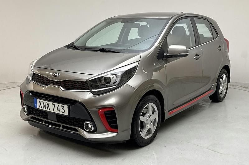 Grå Begagnad 2018 Kia Picanto GT-Line Halvkombi | 117 000 kr (Marknadspris) - Bild 1/4