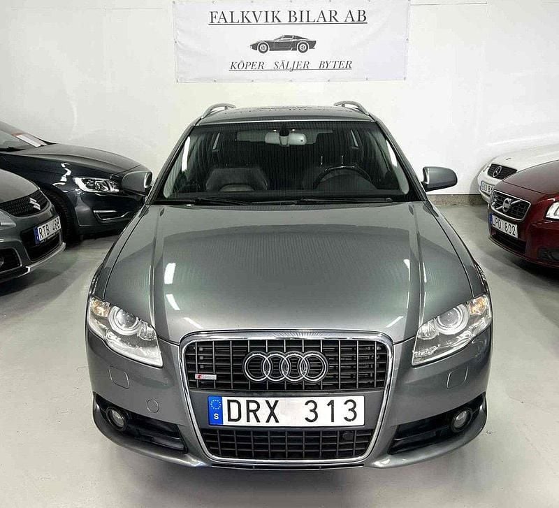 Mörkgrå (grå) Begagnad 2008 Audi A4 S-Line Kombi | 56 900 kr (Bra pris) - Bild 1/4
