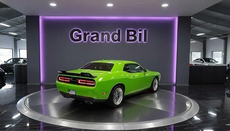 Begagnad Dodge Challenger 493 HK (362 kW) 2017 Grön Sportkupé