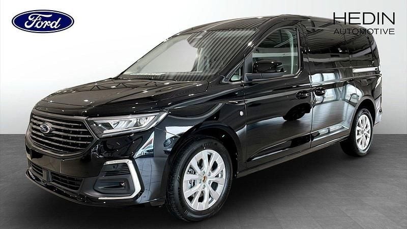 Svart (black) Ny 2025 Ford Transit Limited Van | 418 625 kr (Marknadspris) - Bild 1/4