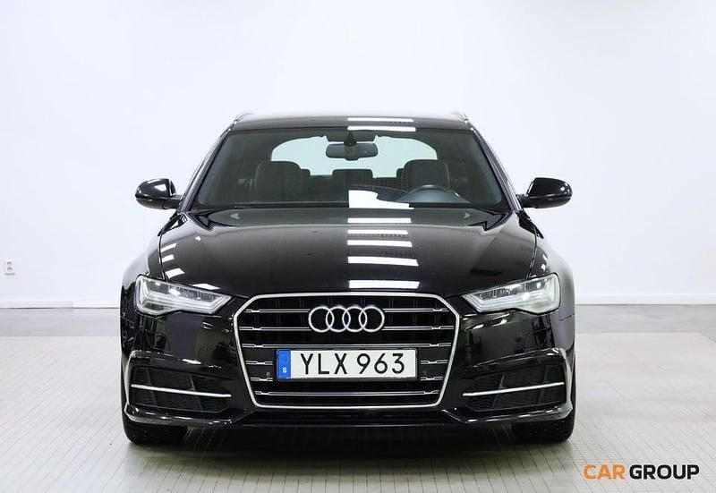 Svart Begagnad 2017 Audi A6 Ambition Kombi | 192 900 kr (Marknadspris) - Bild 1/4