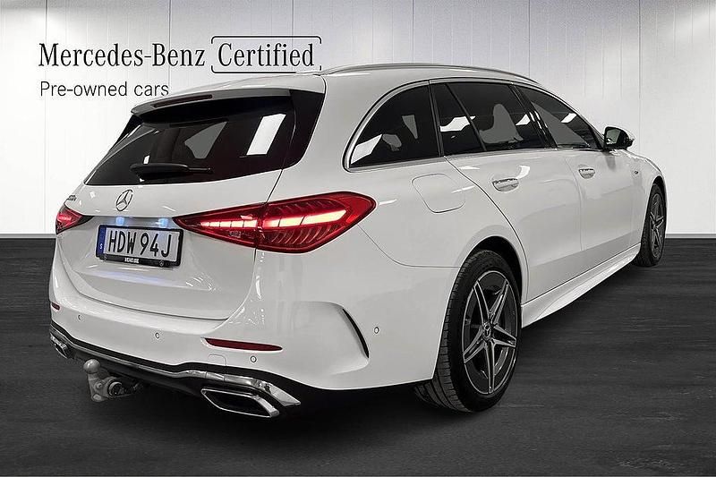 Begagnad Mercedes C300e Premium 204 HK (150 kW) 2025 Vit Kombi