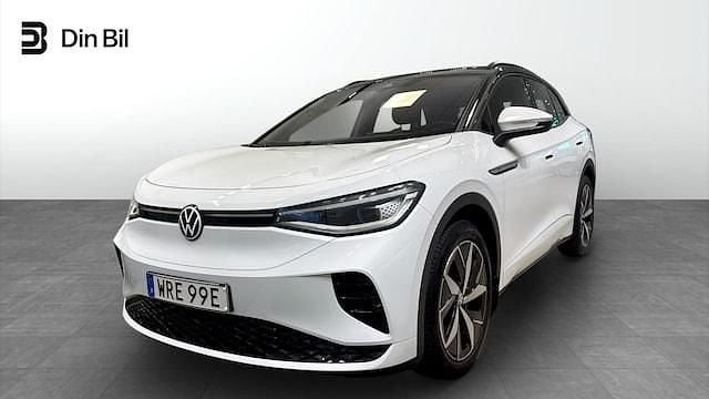 Vit Begagnad 2022 VW ID.4 GTX SUV | 384 900 kr (Marknadspris) - Bild 1/4