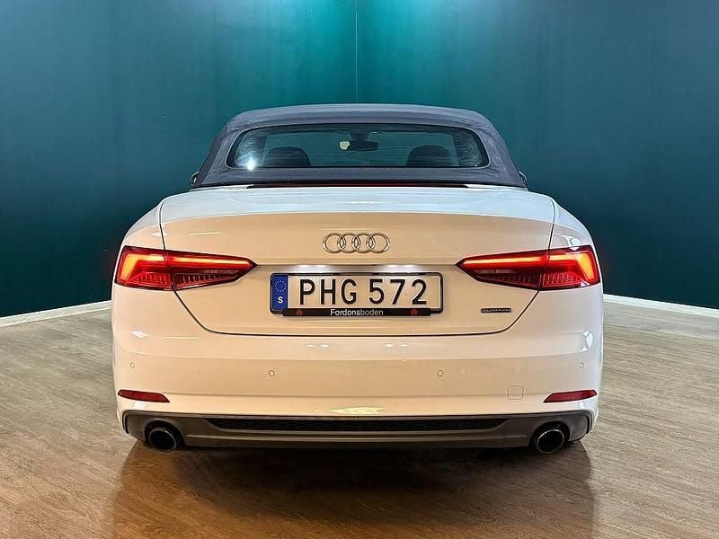 Begagnad Audi A5 Cabriolet S-Line 252 HK (185 kW) 2017 Vit Cab