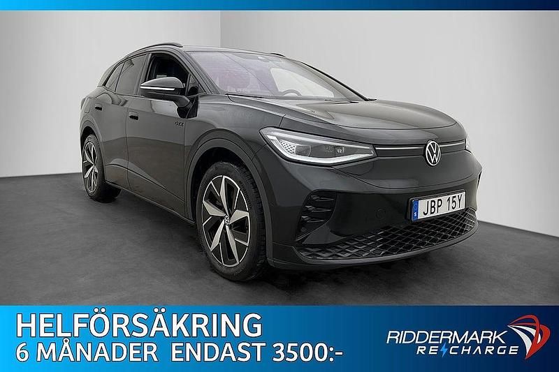 Svart Begagnad 2022 VW ID.4 GTX SUV | 369 700 kr (Marknadspris) - Bild 1/3
