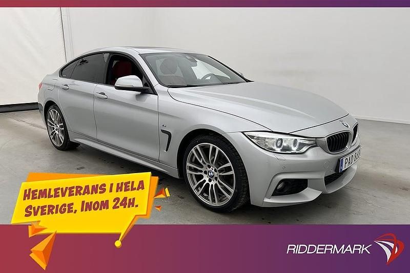 Silver Begagnad 2016 BMW 430 M Sport Sportkupé | 258 900 kr (Lite dyr) - Bild 1/3