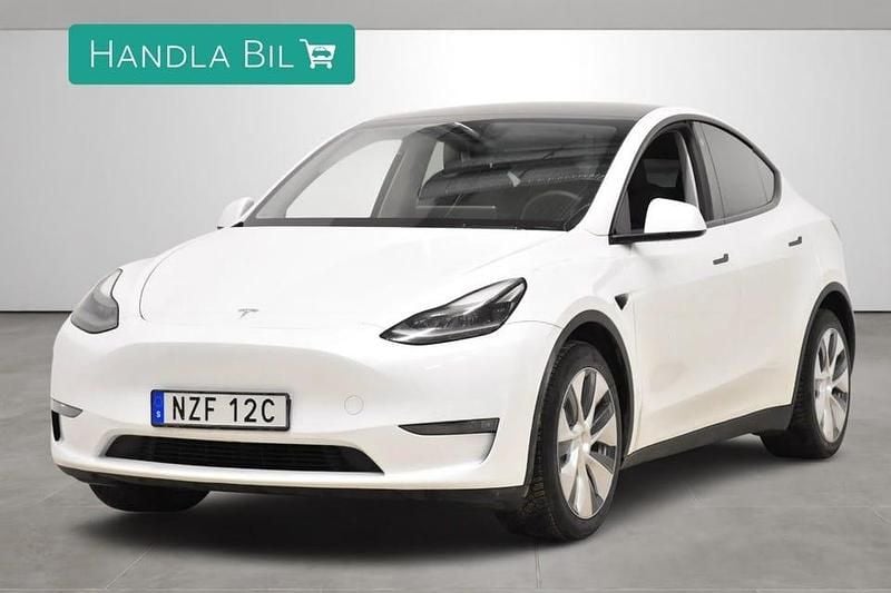 Vit Begagnad 2023 Tesla Model Y Long Range AWD SUV | 359 900 kr (Bra pris) - Bild 1/4