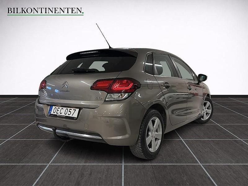 Begagnad Citroën C4 PureTech 131 HK (96 kW) 2016 Grå Halvkombi