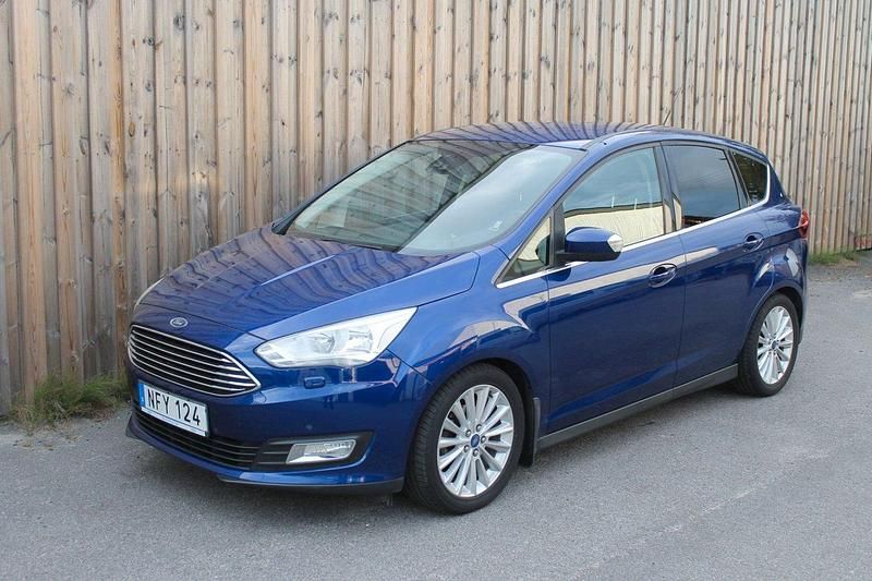 Blå Begagnad 2016 Ford C-MAX Titanium Minibuss | 92 899 kr (Marknadspris) - Bild 1/4