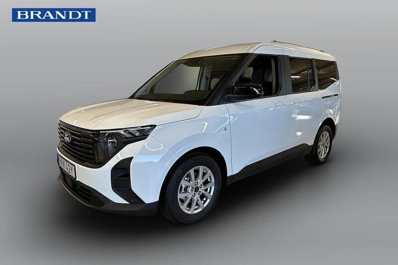 Vit Ny 2024 Ford Tourneo Courier Minibuss | 382 400 kr - Bild 1/4