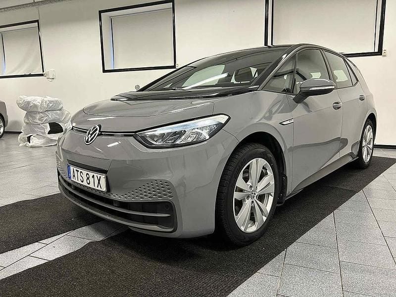 Begagnad VW ID.3 Pro Performance 150 kW (204 HK) 2022 Grå Halvkombi