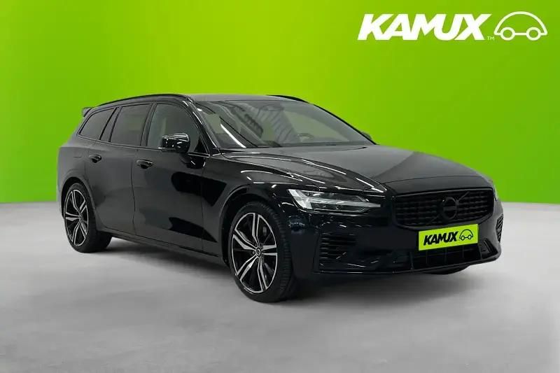 Svart Begagnad 2021 Volvo V60 R-Design Kombi | 289 900 kr (Superpris) - Bild 1/4