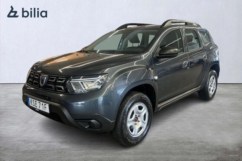 Mörkgrå (grå) Begagnad 2021 Dacia Duster Essentiel SUV | 135 000 kr (Marknadspris) - Bild 1/3