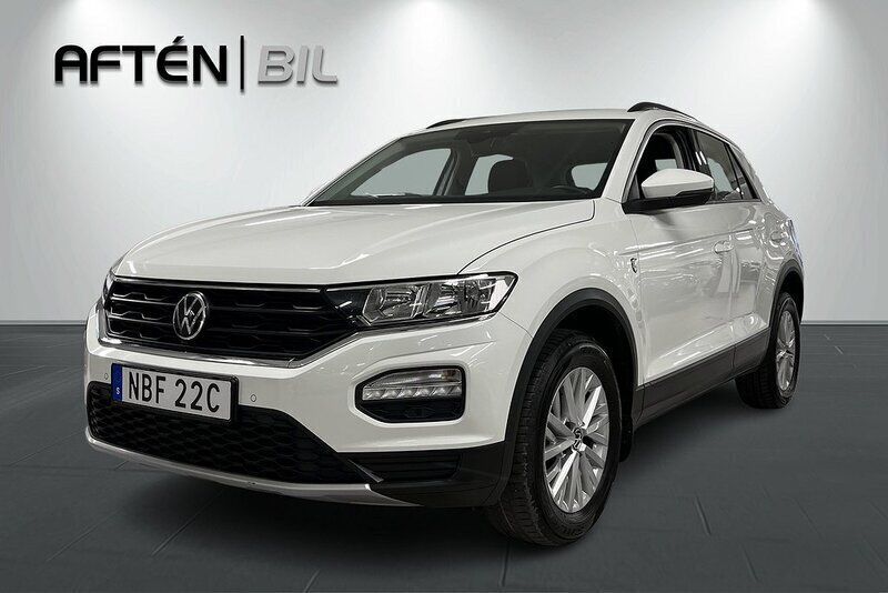 Vit Begagnad 2021 VW T-Roc SUV | 209 800 kr (Marknadspris) - Bild 1/3