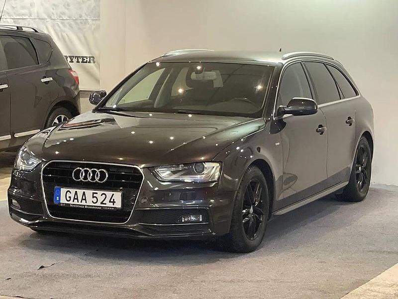 Grå Begagnad 2014 Audi A4 Sport Kombi | 109 900 kr (Marknadspris) - Bild 1/4