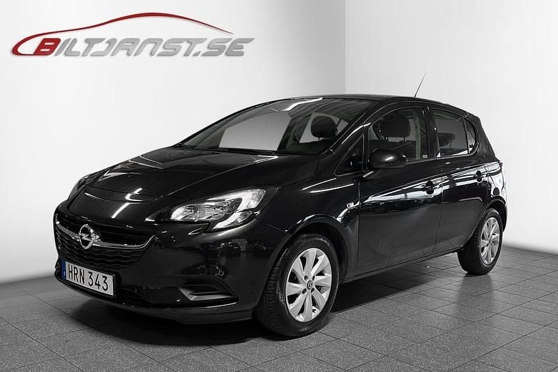 Svart Begagnad 2015 Opel Corsa Enjoy Halvkombi | 79 900 kr (Superpris) - Bild 1/4