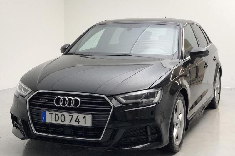 Såld Audi A3 Sportback 2.0 TFSI qu., begagnad 2018, 3 765 mil i Svedala