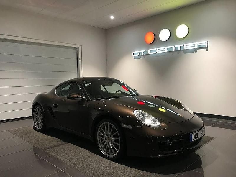 Begagnad Porsche Cayman S Sport 296 HK (217 kW) 2008 Brun Sportkupé