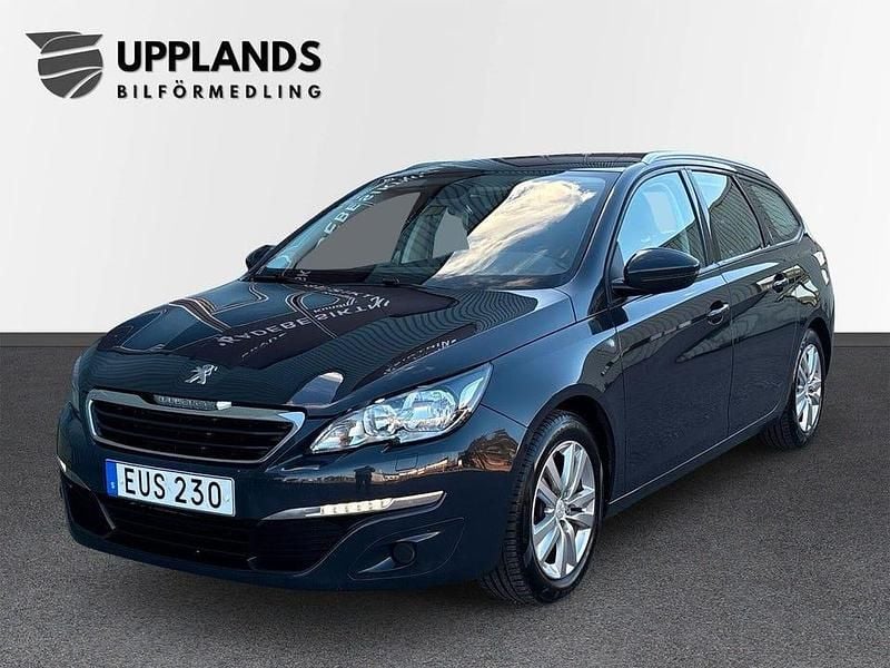 Mörkgrå (grå) Begagnad 2015 Peugeot 308 Active Kombi | 69 900 kr (Marknadspris) - Bild 1/4