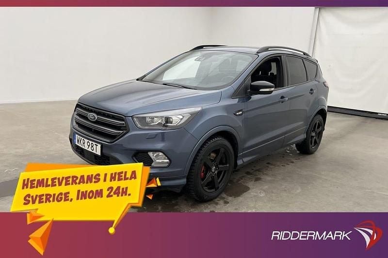 Blå Begagnad 2019 Ford Kuga ST-Line SUV | 174 800 kr (Lite dyr) - Bild 1/3