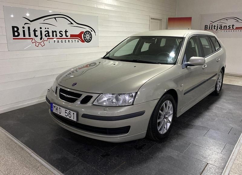 Ljusgul Begagnad 2006 Saab 9-3 Linear Kombi | 49 900 kr (Dyr) - Bild 1/4