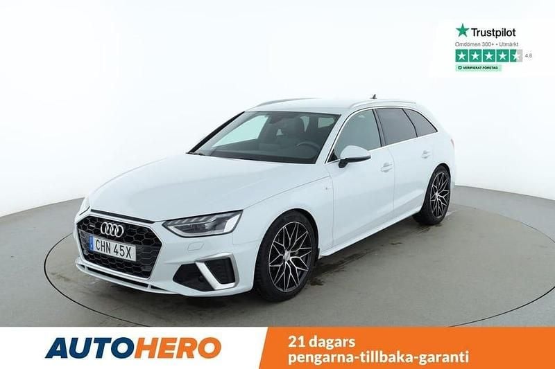 Vit Begagnad 2020 Audi A4 S-Line Kombi | 337 000 kr (Lite dyr) - Bild 1/4