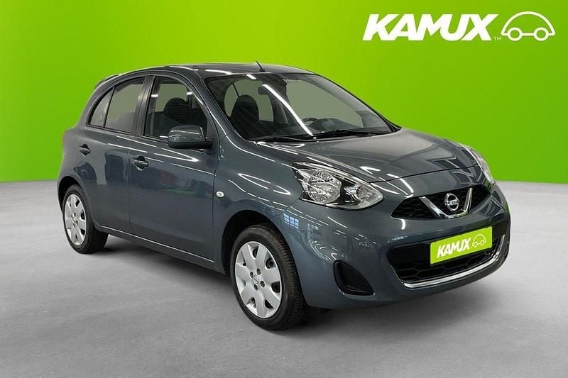 Silver/grå Begagnad 2016 Nissan Micra Halvkombi | 69 900 kr (Bra pris) - Bild 1/4