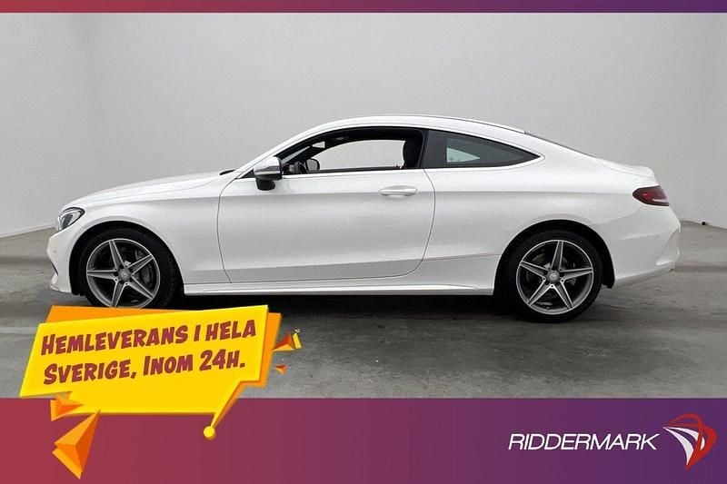 Vit Begagnad 2016 Mercedes 200 AMG Sportkupé | 254 900 kr - Bild 1/3