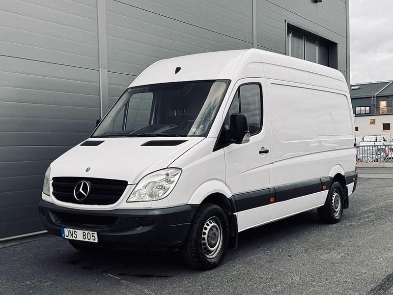 Vit Begagnad 2012 Mercedes Sprinter Van | 128 700 kr (Marknadspris) - Bild 1/3
