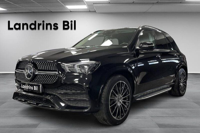 Svart Begagnad 2022 Mercedes GLE350e AMG SUV | 579 000 kr (Bra pris) - Bild 1/4