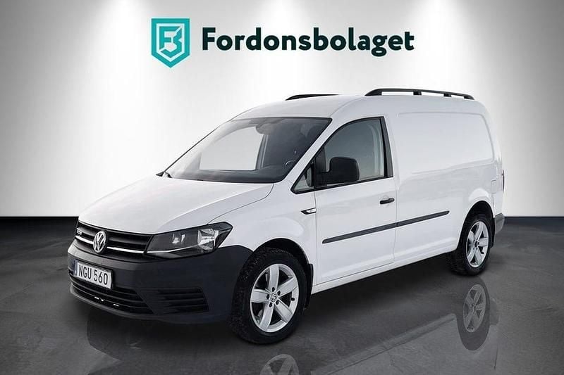 Vit Begagnad 2016 VW Caddy Maxi Minibuss | 124 900 kr (Marknadspris) - Bild 1/4
