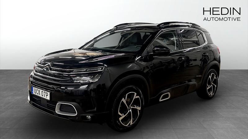 Svart (black) Begagnad 2022 Citroën C5 Aircross Feel SUV | 199 800 kr (Marknadspris) - Bild 1/4