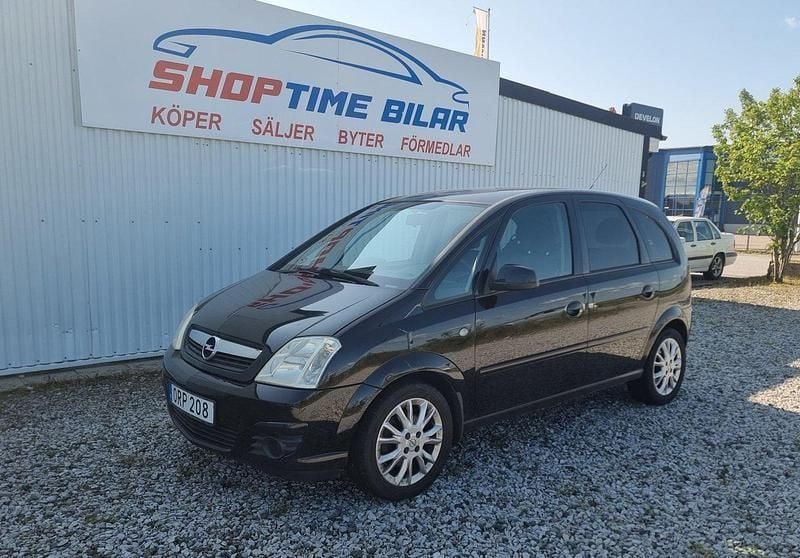 Svart Begagnad 2010 Opel Meriva Minibuss | 34 900 kr (Bra pris) - Bild 1/4