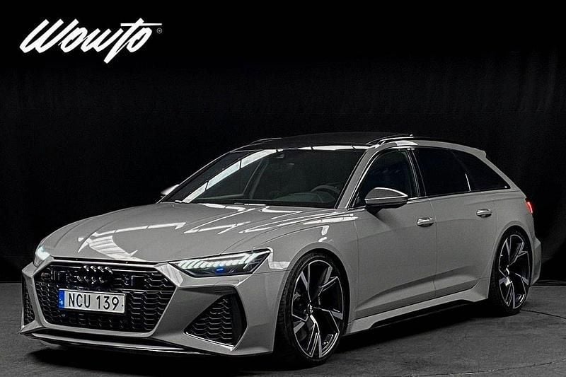 Grå Begagnad 2020 Audi RS6 Premium Kombi | 1 049 800 kr (Marknadspris) - Bild 1/3