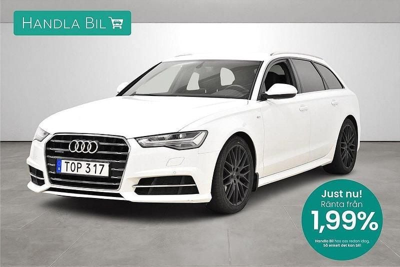 Vit Begagnad 2017 Audi A6 S-Line Kombi | 249 900 kr (Bra pris) - Bild 1/3
