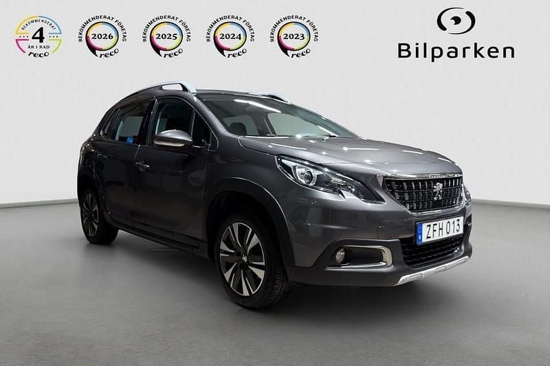 Mörkgrå Begagnad 2018 Peugeot 2008 SUV | 129 990 kr (Lite dyr) - Bild 1/4